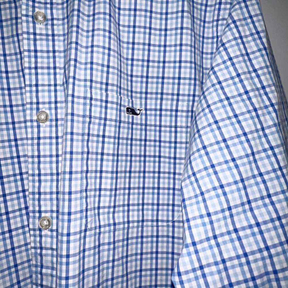 Vineyard Vines Men's Classic Fit Tucket Shirt Plaid Button Down Size M - Picture 3 of 5